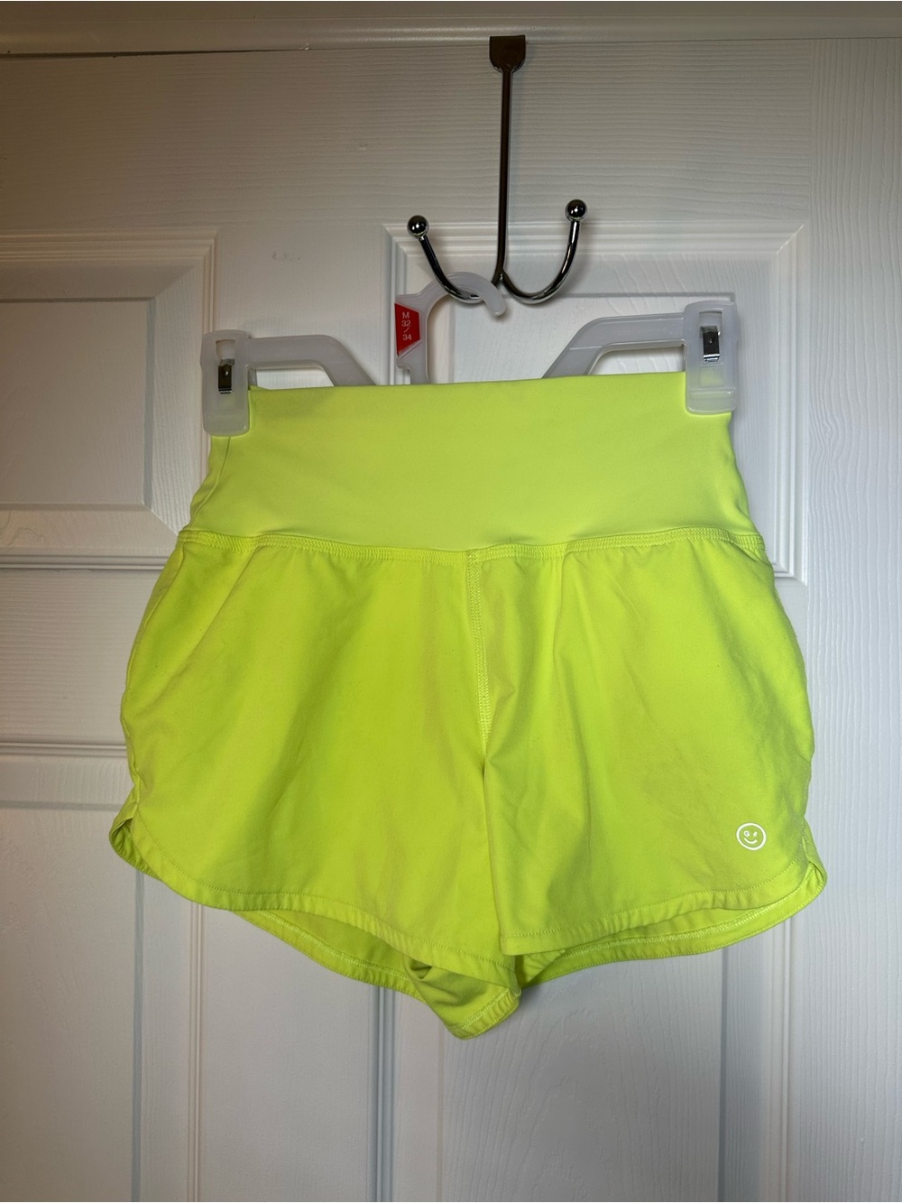 Aerie High-Waist Neon Yellow Women’s Active Shorts